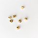 Ґудзики Трояндочки на ніжці 4 мм для лялькового одягу Золото 10 шт