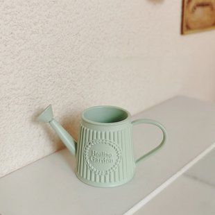 Миниатюра лейка металлическая 5*2.5 см Мята