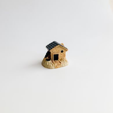 Миниатюра домик из камня мини 2.2*1.5 см Бежевый