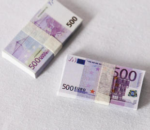 Мініатюра пачка 500 євро 3*1.6 см