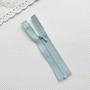 Міні блискавка роз'ємна для лялькового одягу 10 см Світло-сіра