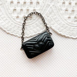 Сумочка для ляльки Gucci 4.2*2.6 см Чорна