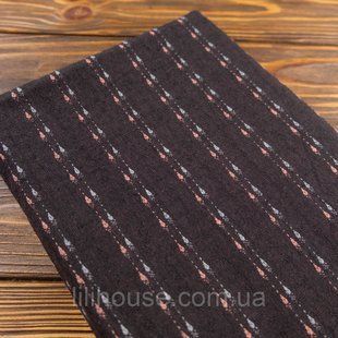 Японский фактурный хлопок 25*35 см Капли горький шоколад