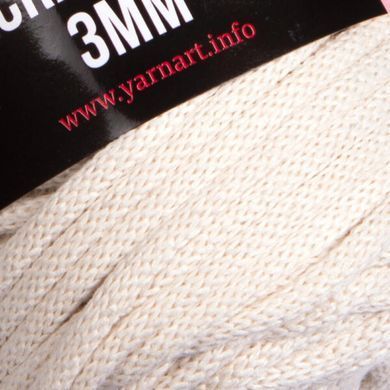 Пряжа YarnArt Macrame Cord 3 мм №752 Молочный
