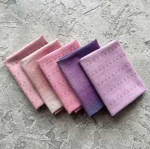 Набір японської бавовни Pink Rush 5 відрізів по 25*35 см
