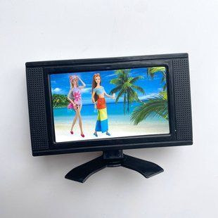 Мініатюра телевізор іграшковий з барбі 10.5*7.5 см