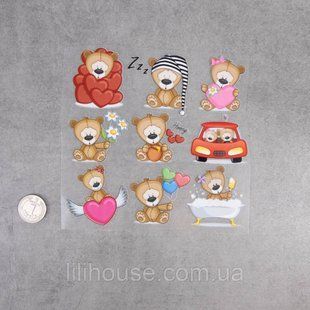 Термотрансферні наклейки Teddy