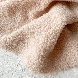 Искусственный мех букле 25*35 см Беж