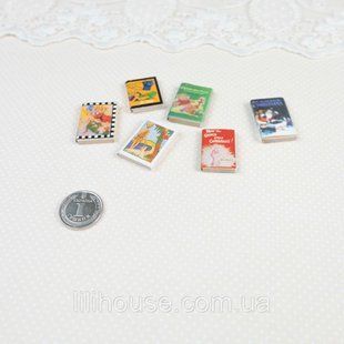 Мініатюра імітація книжок 6 предметів