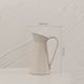 Мініатюра глечик 4.5*3.5 см Беж