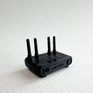 Мініатюра Wi-Fi роутер 2.4*1.7 см Чорний