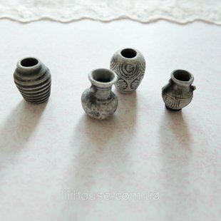 Миниатюра набор ваз ручной работы 10*3 см