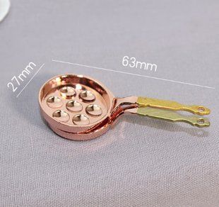 Миниатюра сковородка для вафель &oslash; 2.7 см Медь