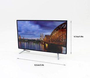 Мініатюра телевізор іграшковий плазма 8.2*4.5 см