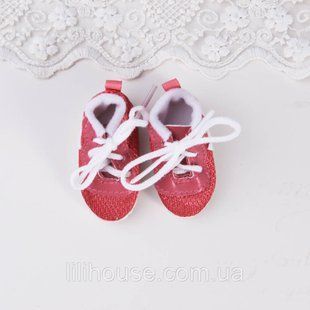 Кроссовки для куклы "Nike" 5.5*2.5 см Красные