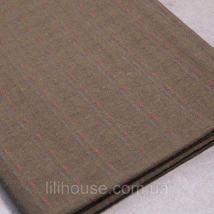 Японский фактурный хлопок 25*35 см Капли теплый коричневый
