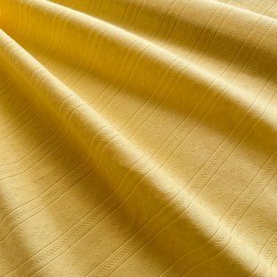 Трикотаж ляльковий тоненький Ромбики смуги 25*35 см Жовтий