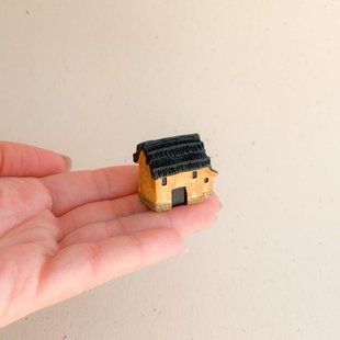Мініатюра будиночок 3.3*2.7 см Коричневий