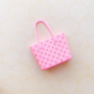 Сумка LV для ляльки 6.5*4.8 см Рожева