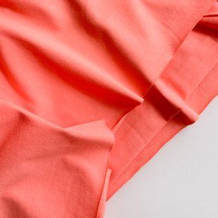 Трикотаж кукольный тоненький 25*35 см Коралл