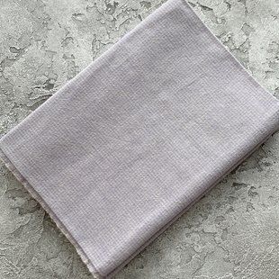 Японский фактурный хлопок 25*35 см Микро клеточка на лавандовом