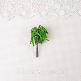 Штучне дерево 7 см Зелене кручене