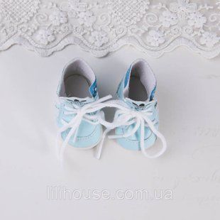 Кроссовки для куклы высокие "Adidas" 5*2.6 см Мята