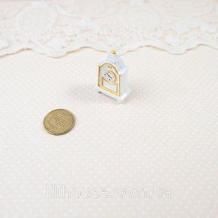 Мініатюра годинник ретро Білий