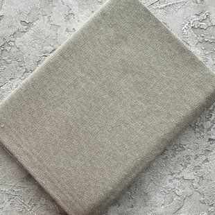 Японский фактурный хлопок 25*35 см Круглая паутина серо-бежевый