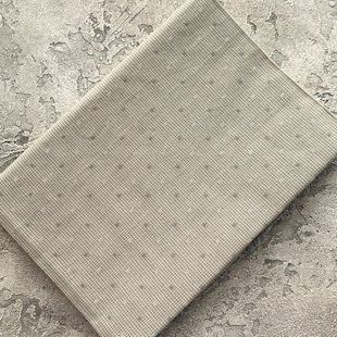 Японский фактурный хлопок 25*35 см Решетки серо-зеленый
