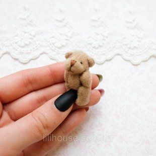 Ведмедик міні 3.5 см Коричневий