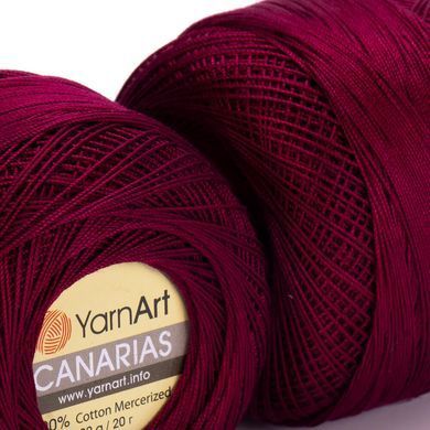 Пряжа YarnArt Canarias №0112 Бордовый