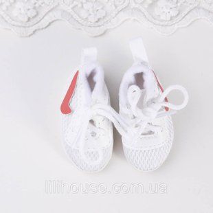 Кроссовки для куклы "Nike" 5.5*2.5 см Белые