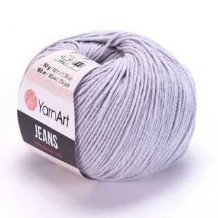 Пряжа YarnArt Jeans №80 Попелясто-сірий