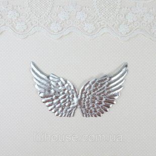 Крила м'які 12.5*7 см Срібло