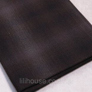 Японский фактурный хлопок 25*35 см Широкая клетка серо-коричневый