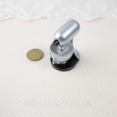 Миниатюра миксер ретро 4.2*3 см Серебро