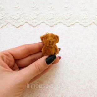 Ведмедик м'який 4.5 см Коричневий