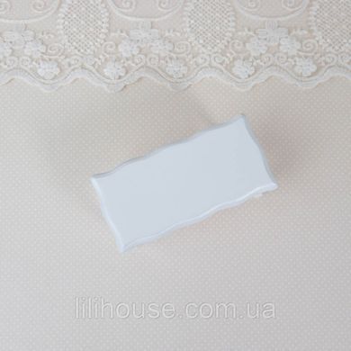 Мініатюра журнальний столик огранювання 9*4.5*4 см Білий